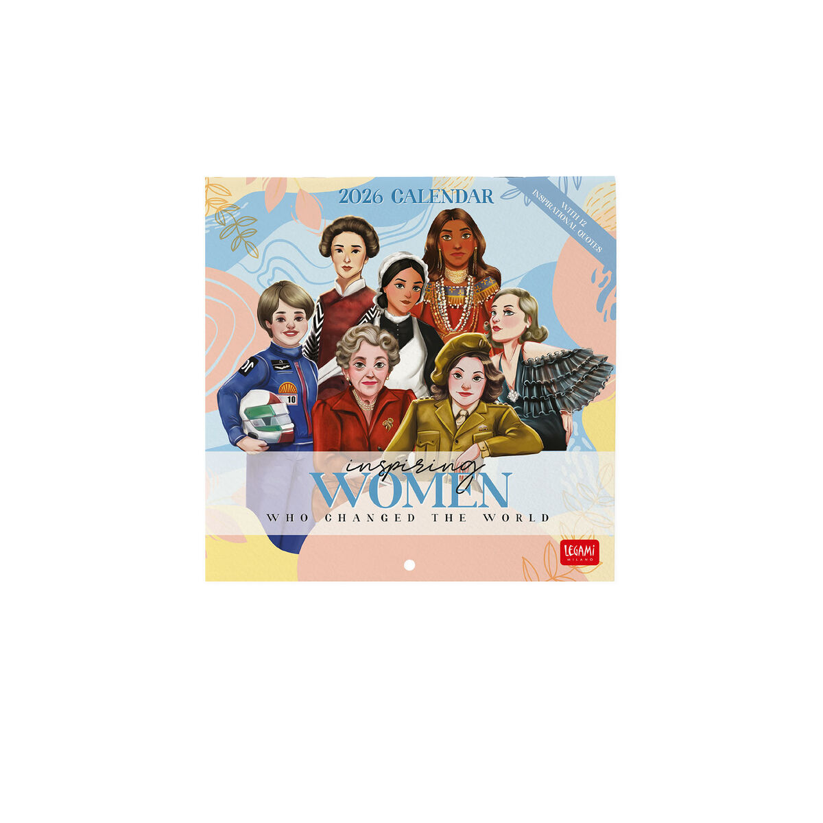 2026 Wall Calendar - 18 x 18 cm