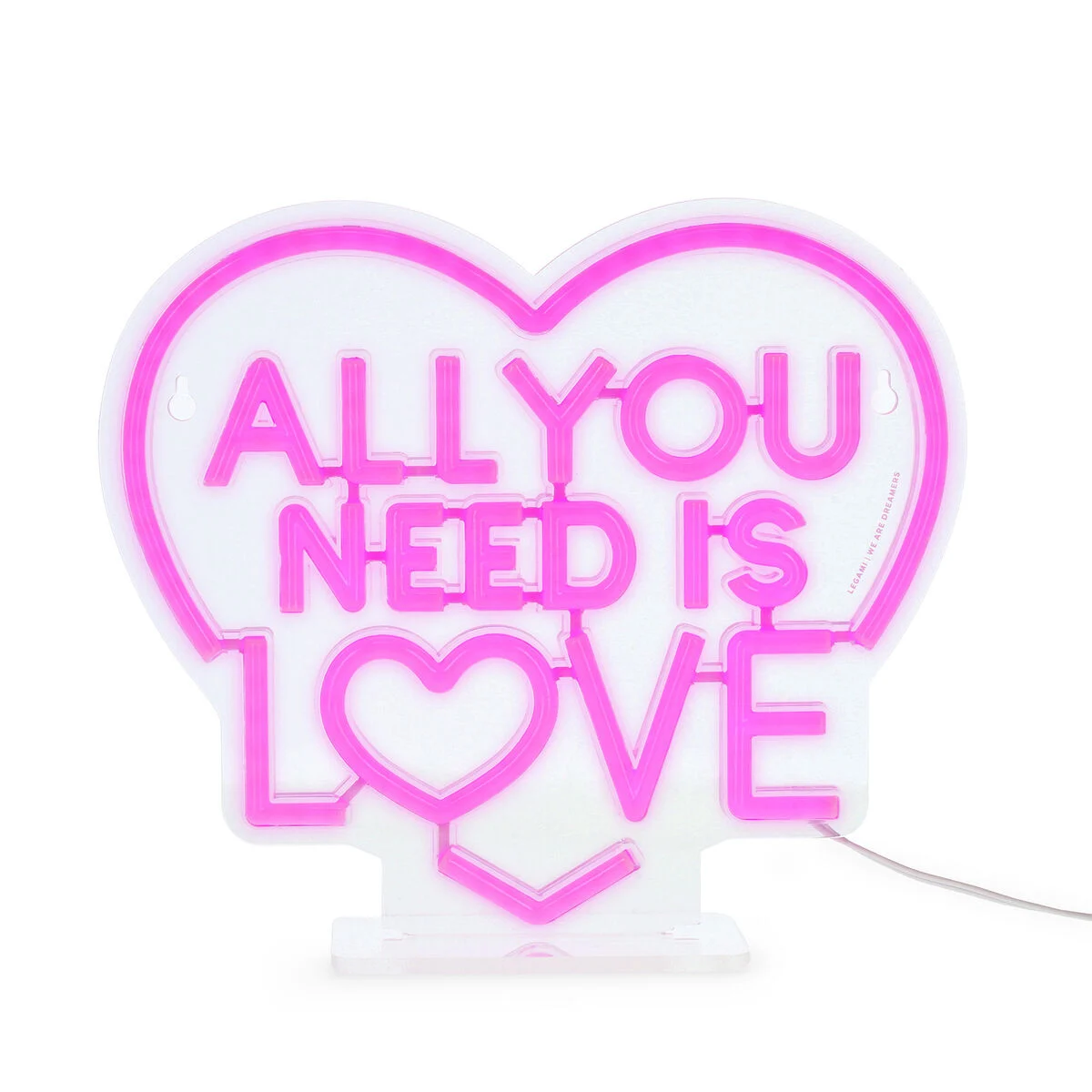 Neon Effect Led Lamp - All You Need is Love - It's a Sign