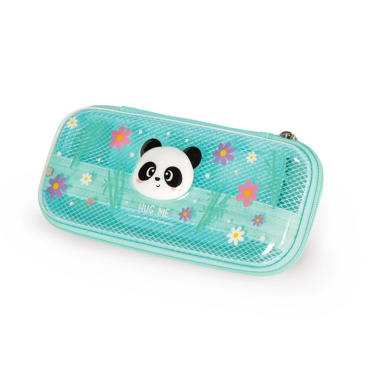 Panda Rigid Transparent Pencil Case - WonderWow