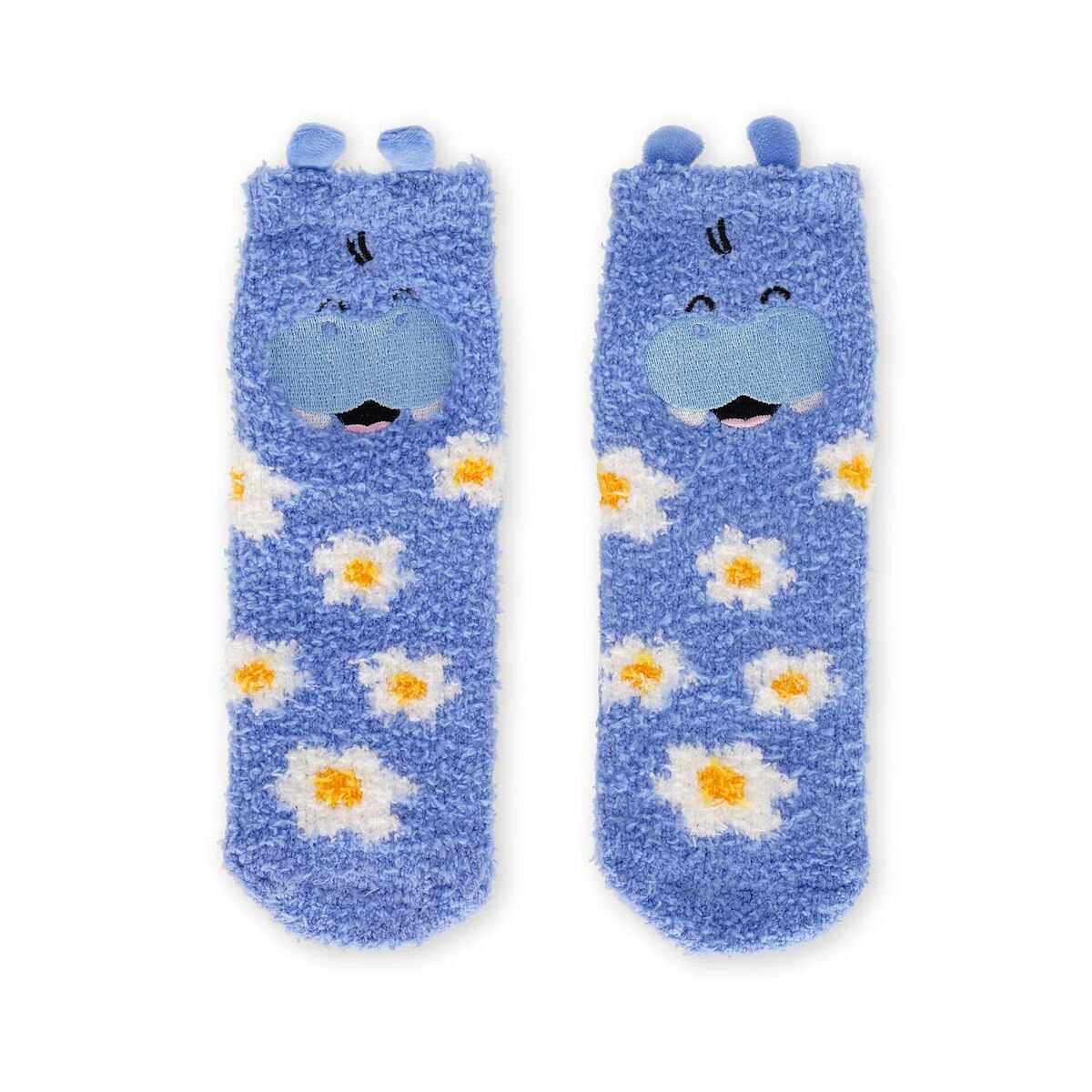 Non-Slip Hippo Socks for Kids - It
