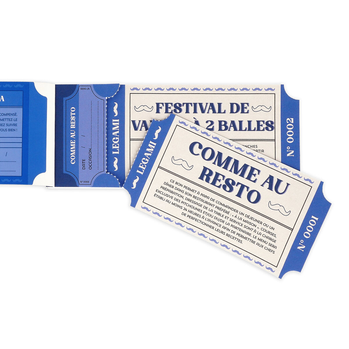 Book of 24 Vouchers for Dad - French - Gift Vouchers