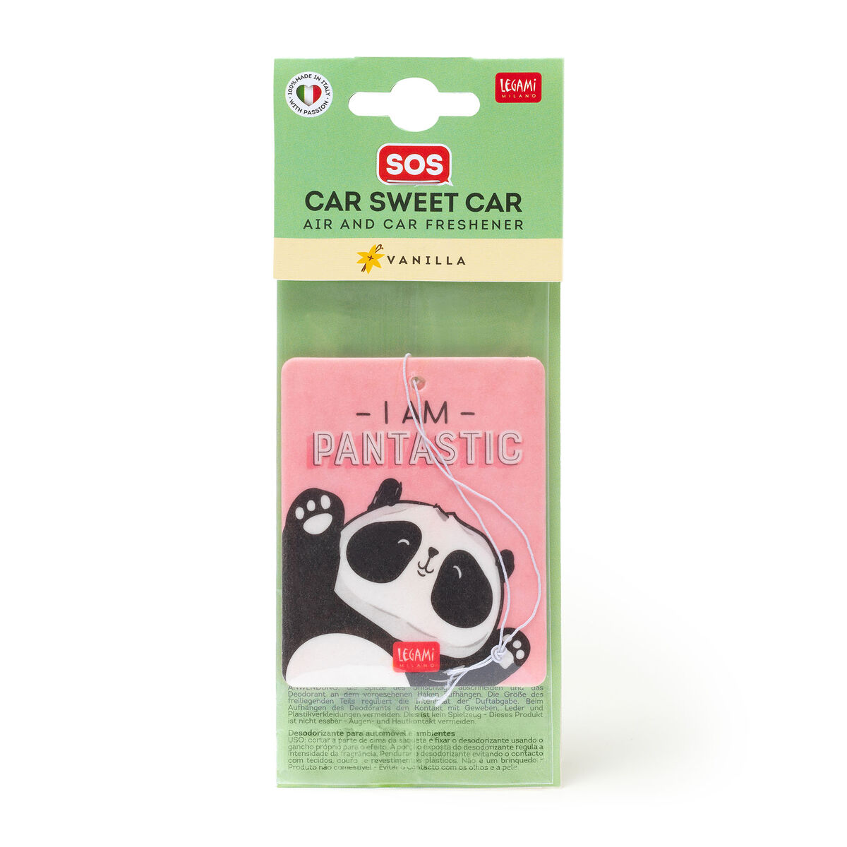 Car Air Freshener - Panda - SOS Car Sweet Car