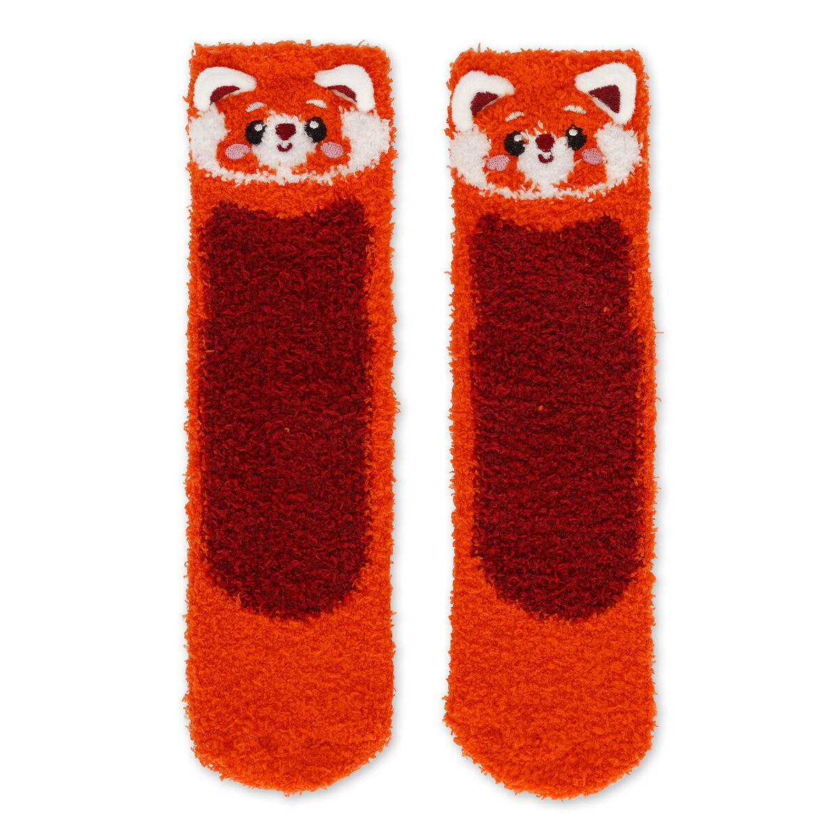 Non-Slip Red Panda Socks for Adults - It