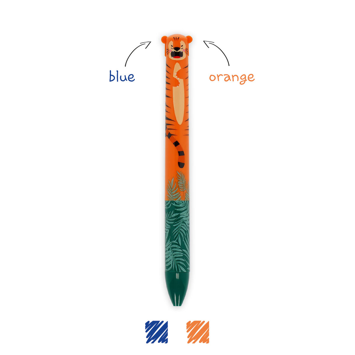 Tiger Two-Colour Ballpoint Pen - Click&Clack