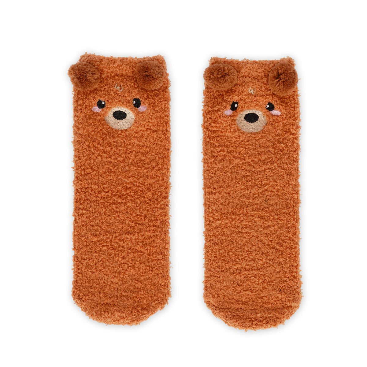 Non-Slip Teddy Bear Socks for Kids - It