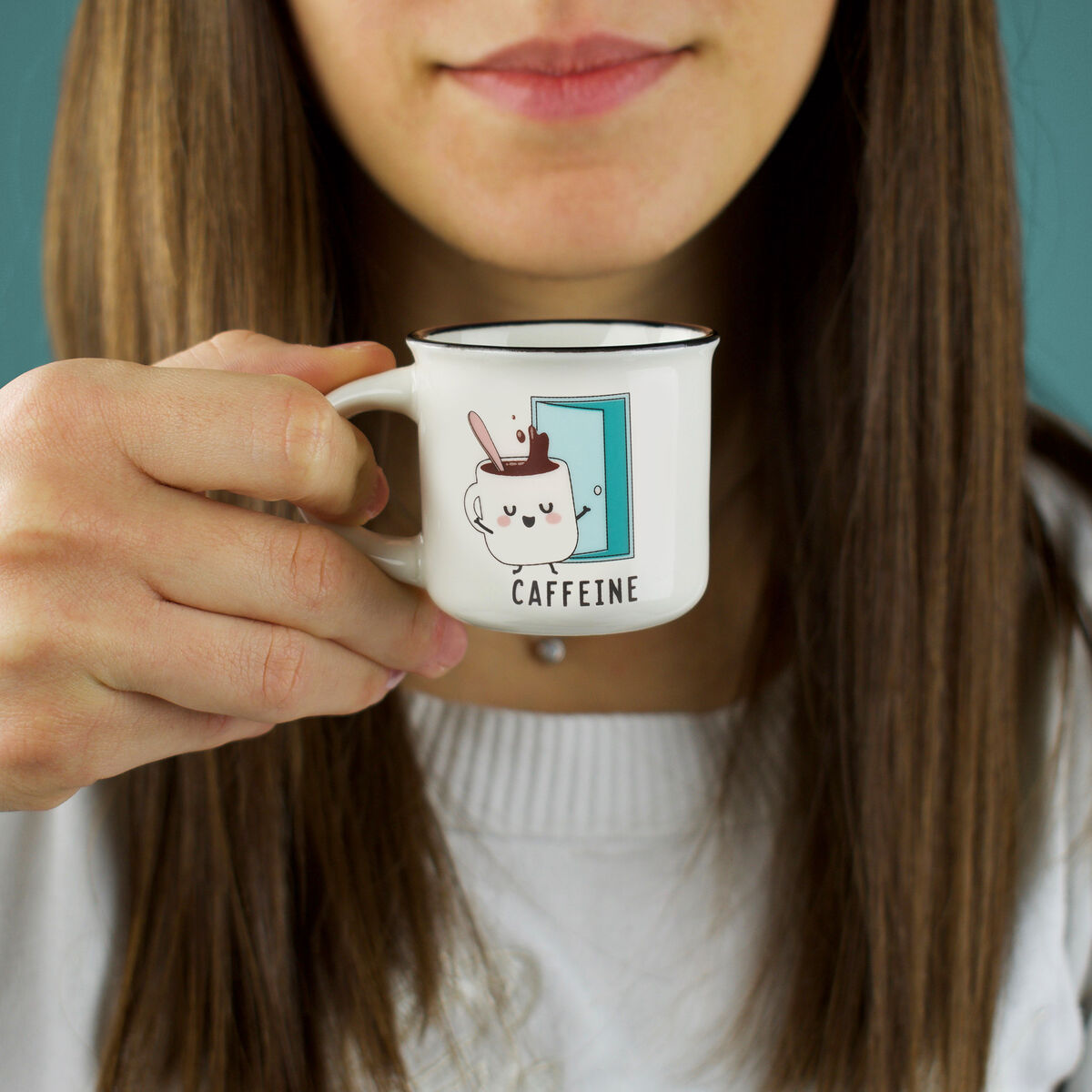 Set of 2 Coffee Cups - Poo - Espresso For Two