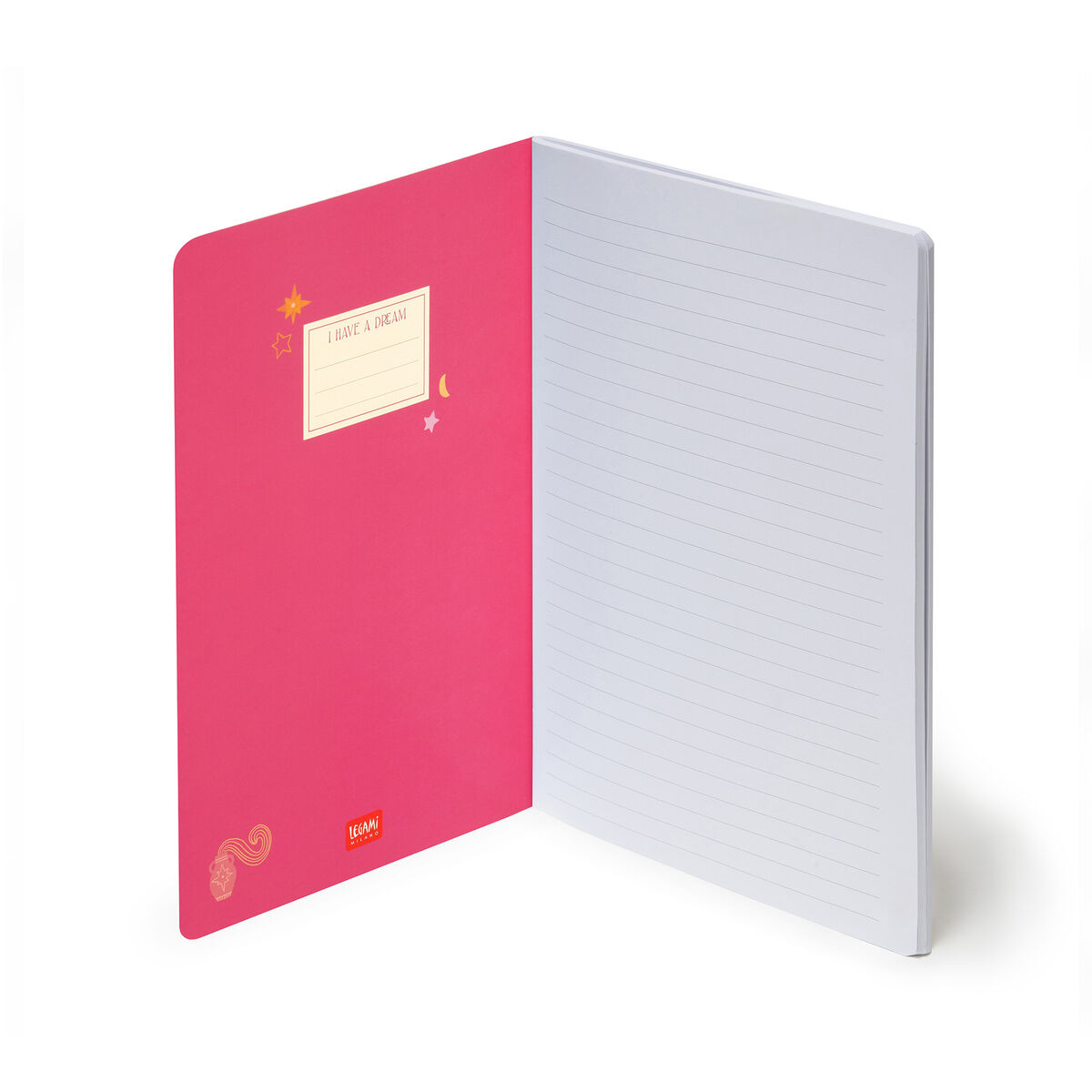 B5 Lined Notebook with Illustrated Hard Cover - Zodiac
