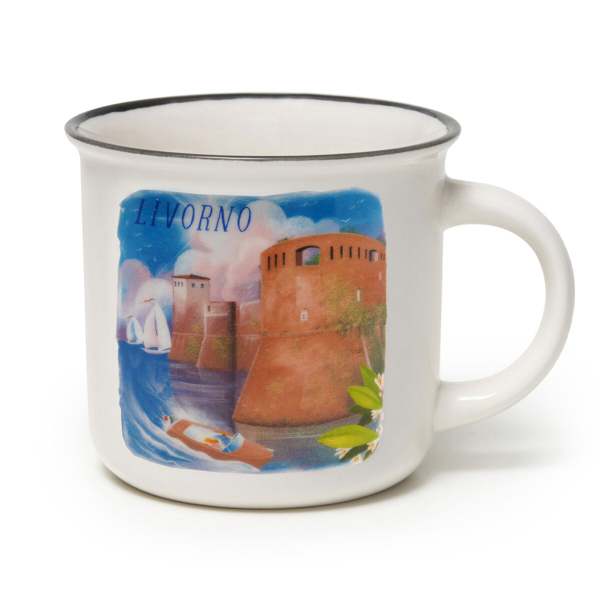 Porcelain Mug - Livorno - Cup-Puccino