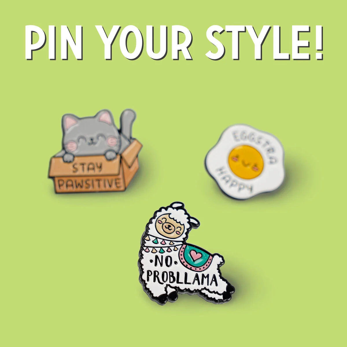 Llama Enamel Metal Pin - Pin Your Style!