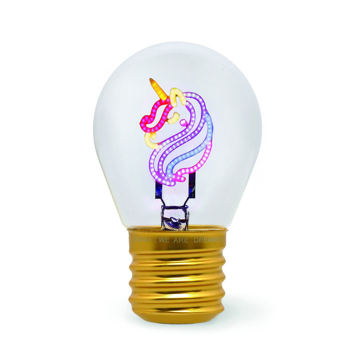 Decorative Lightbulb-Shaped Table Lamp - Unicorn - Bulb Fiction