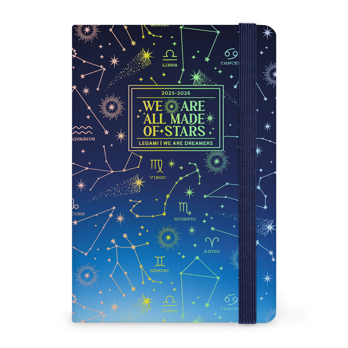 16-Month Weekly Photo Diary for 2025/2026 - Stars - With Notebook