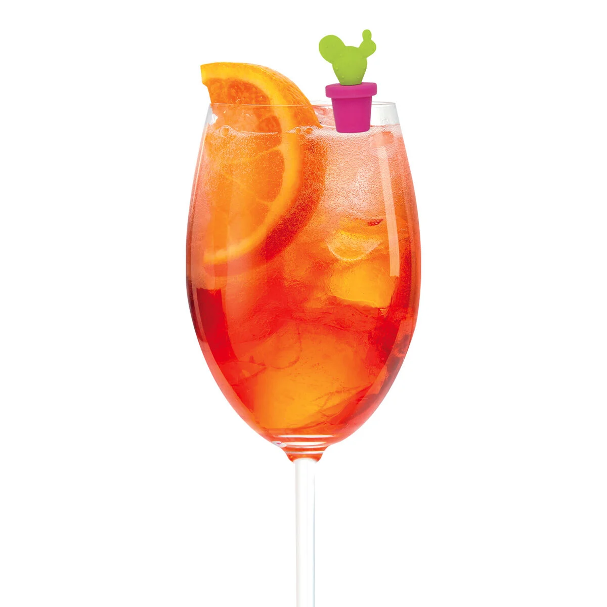 Set of 6 Drink Markers - Cactus Multicolour - Fiesta!