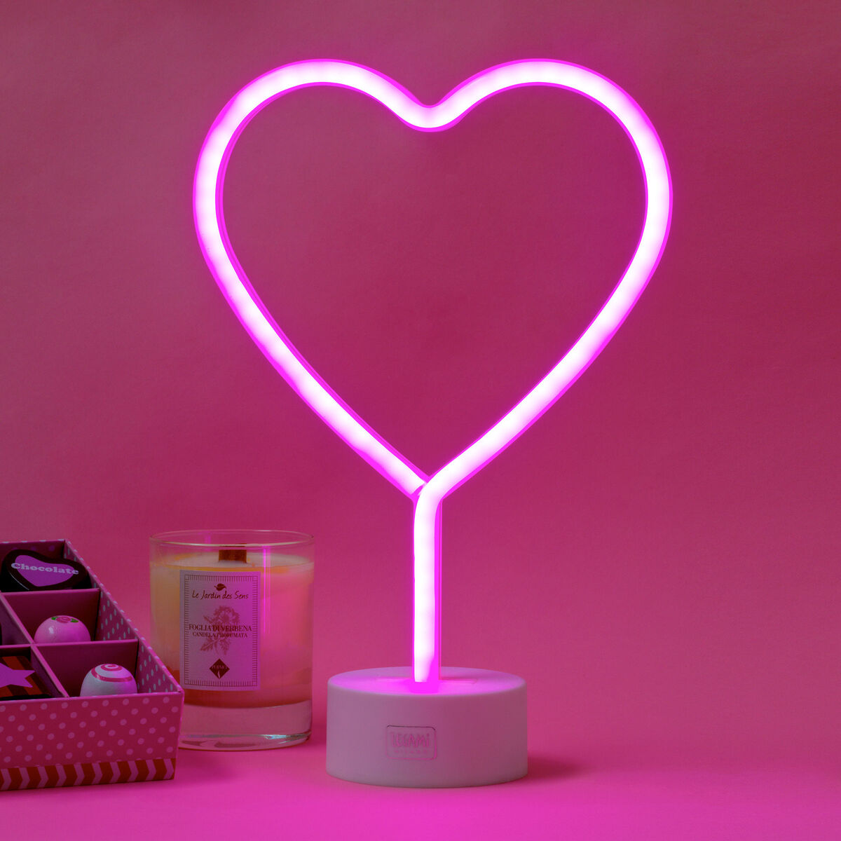 Neon-Effect LED Lamp - Heart - It