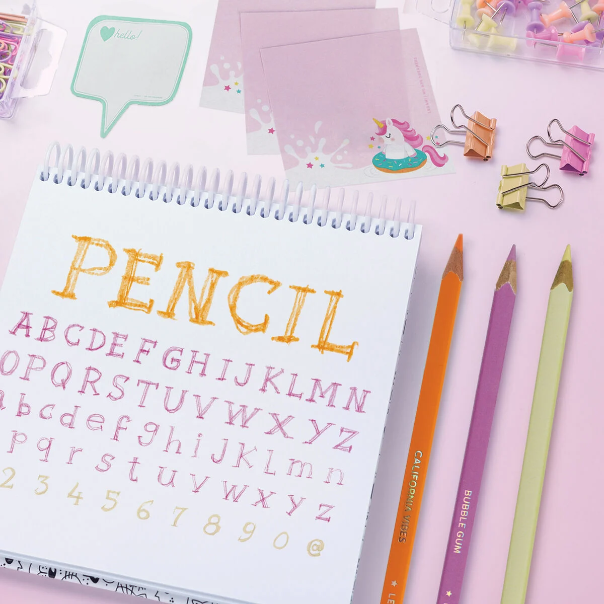 Set of 12 Colouring Pencils in Sunset Palette - Live Colourfully