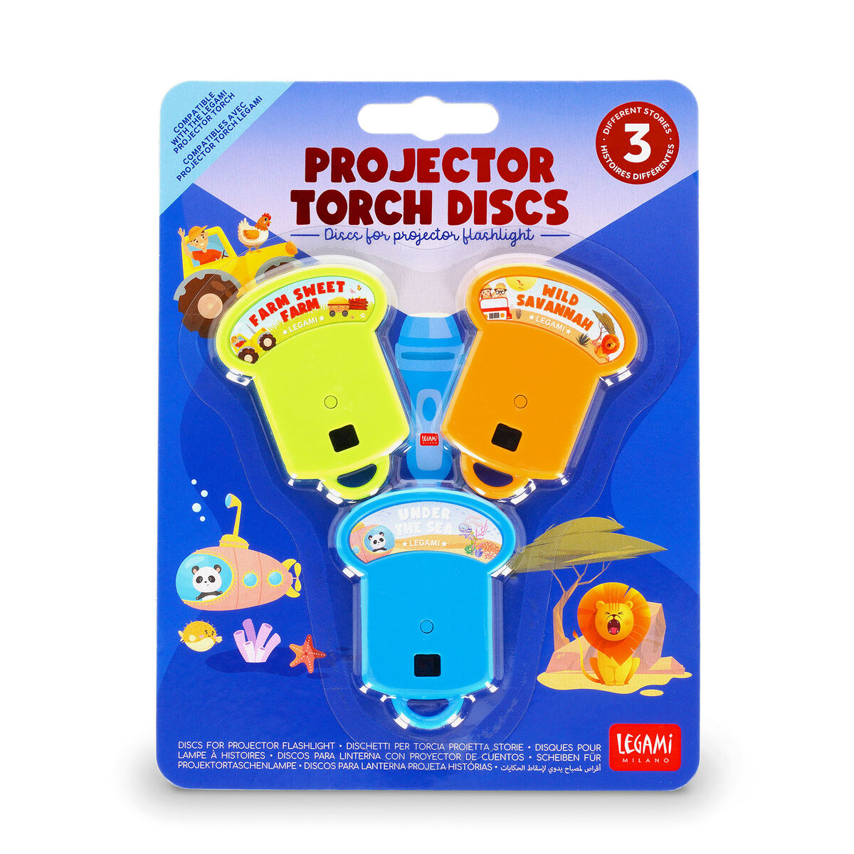 Set of 3 Discs for Story Projector Flashlight