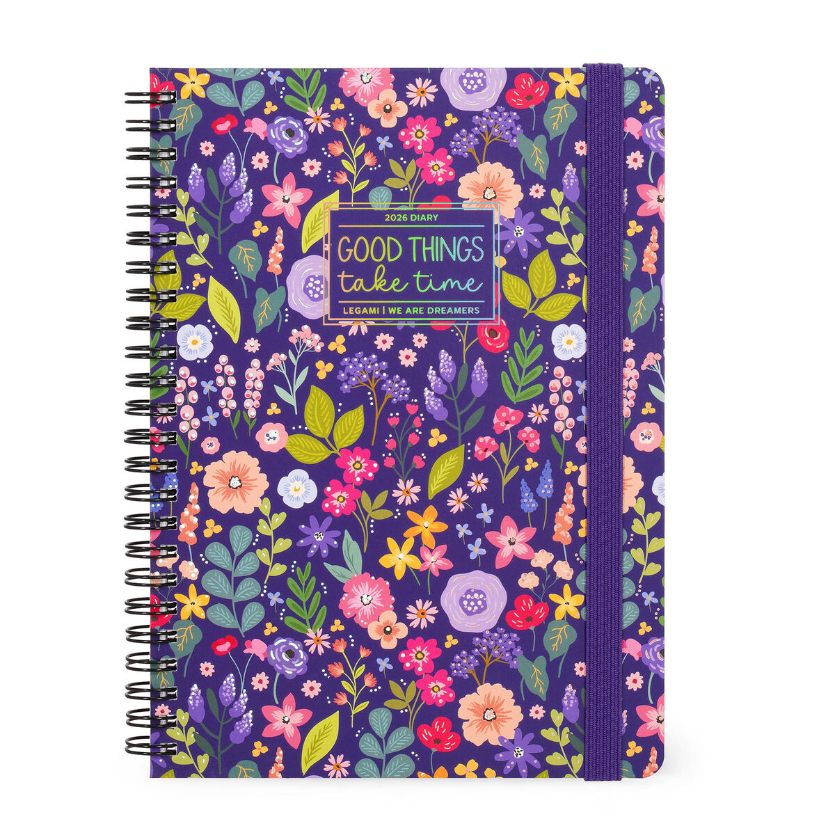 12-Month Large Weekly Spiral-Bound Diary - 2026