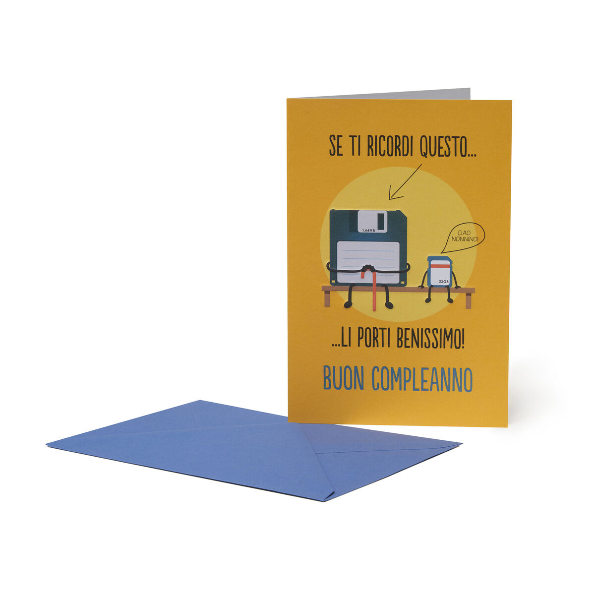 Greeting Card - Floppy Disk