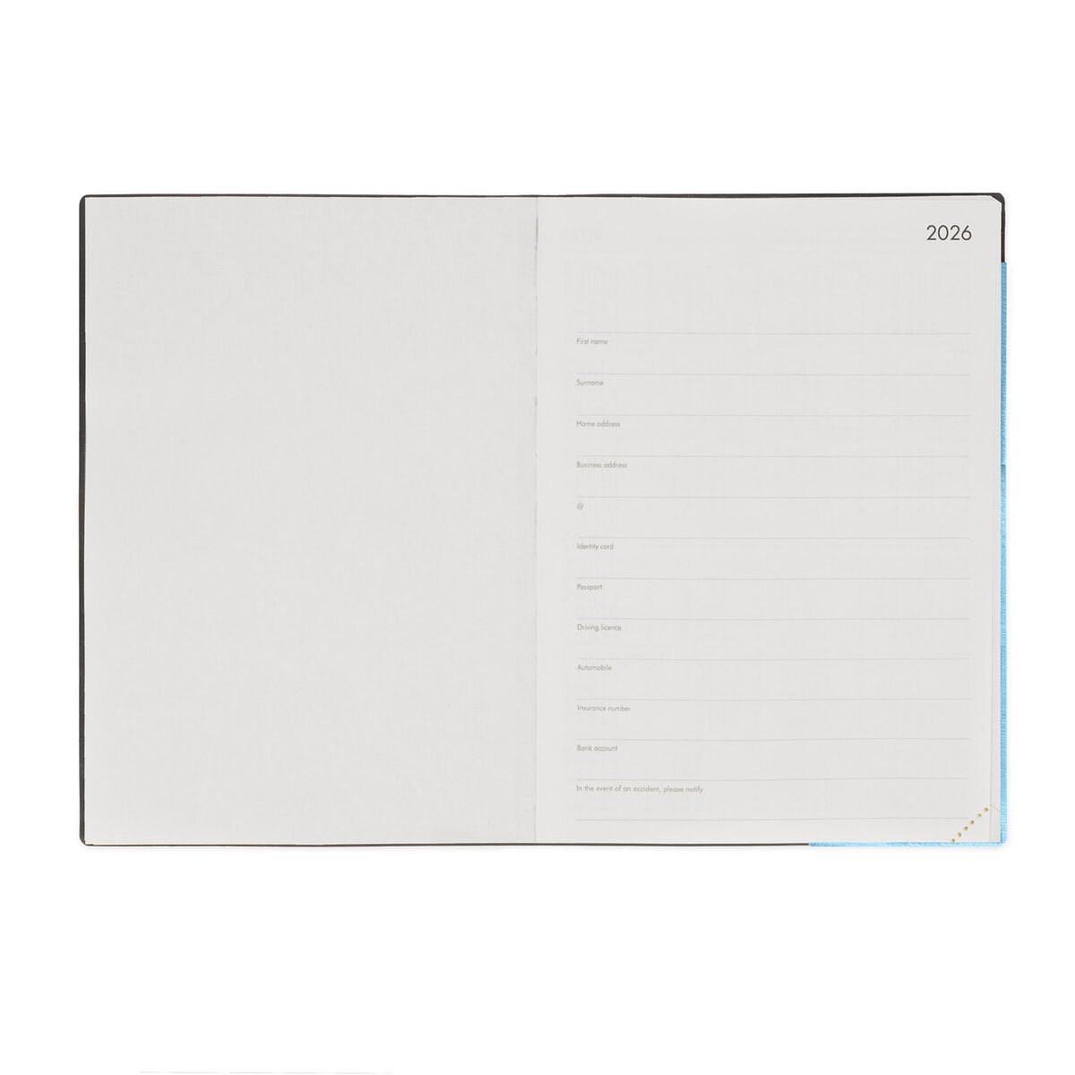 12-Month Large Daily Diary - 2026