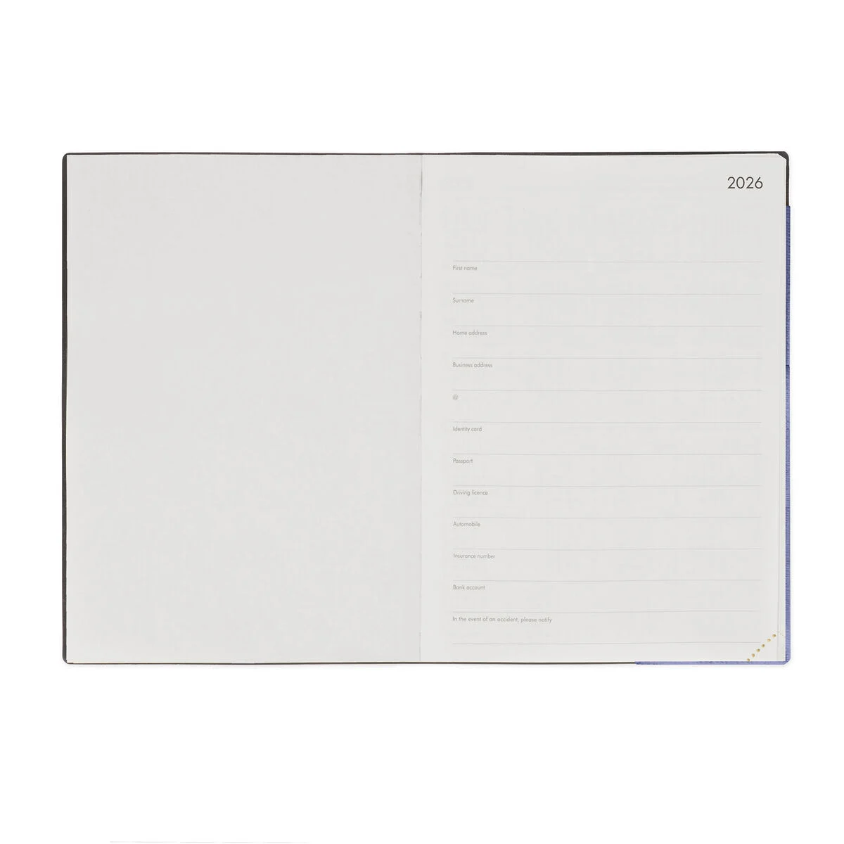 12-Month Large Daily Diary - 2026