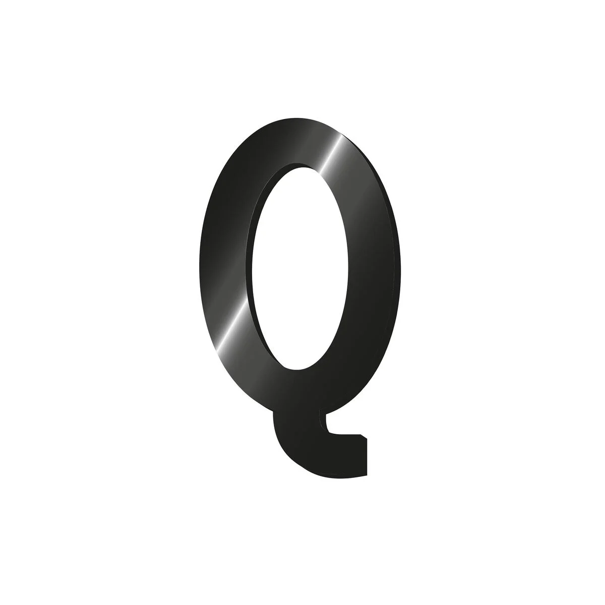 Decorative Adhesive Metal Letter - Q - My Initial
