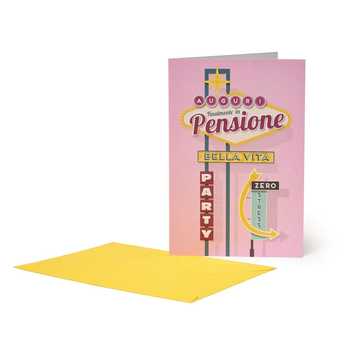 Greeting Card - Finalmente In Pensione Per Lei