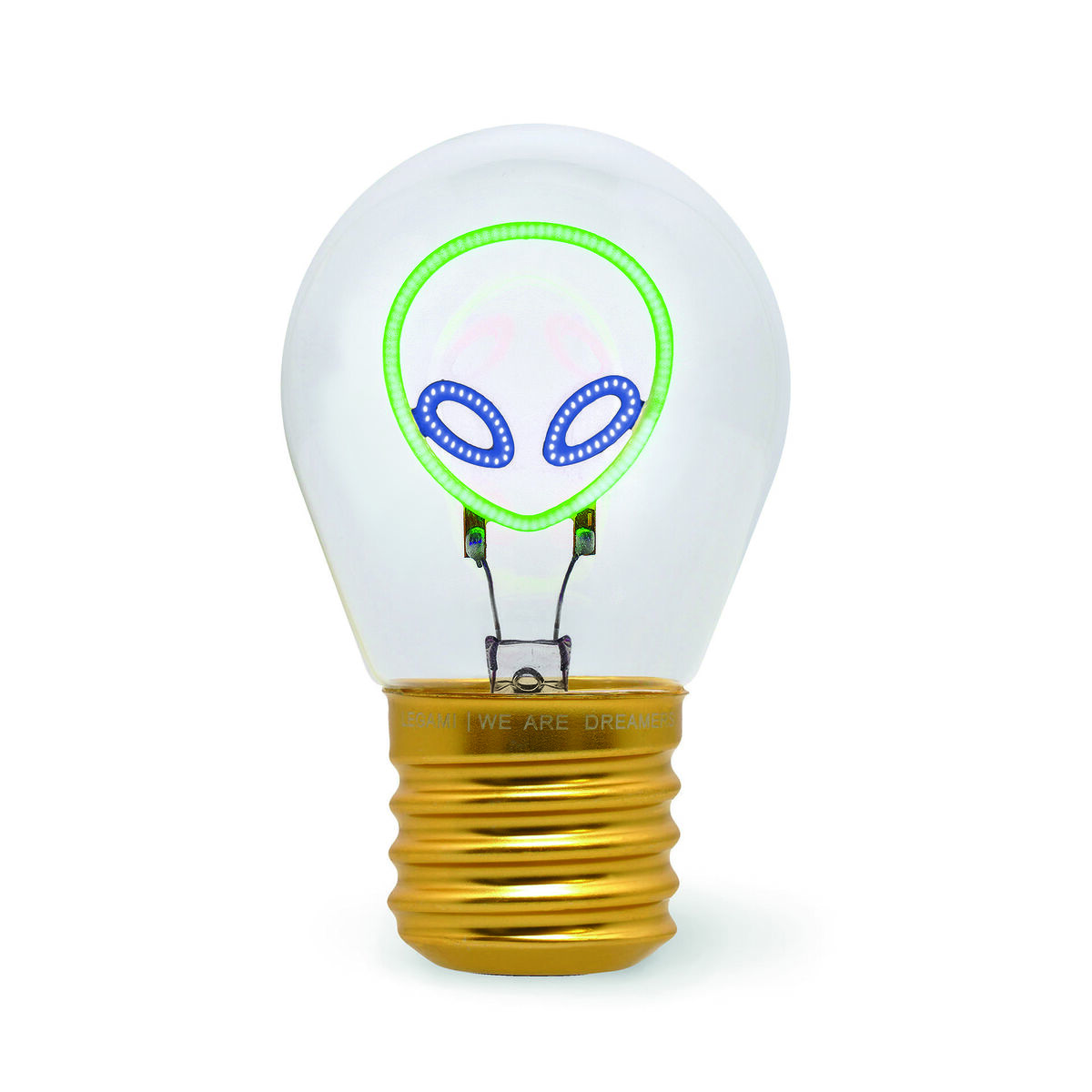Decorative Lightbulb-Shaped Table Lamp - Alien - Bulb Fiction