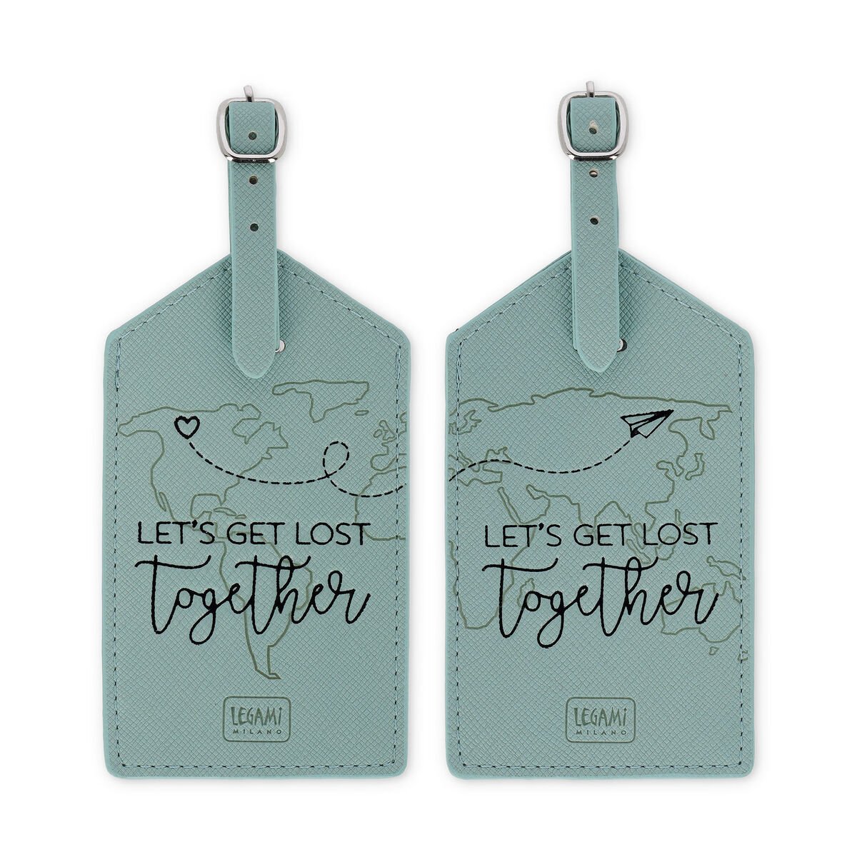 Set of 2 Luggage Tags - Let