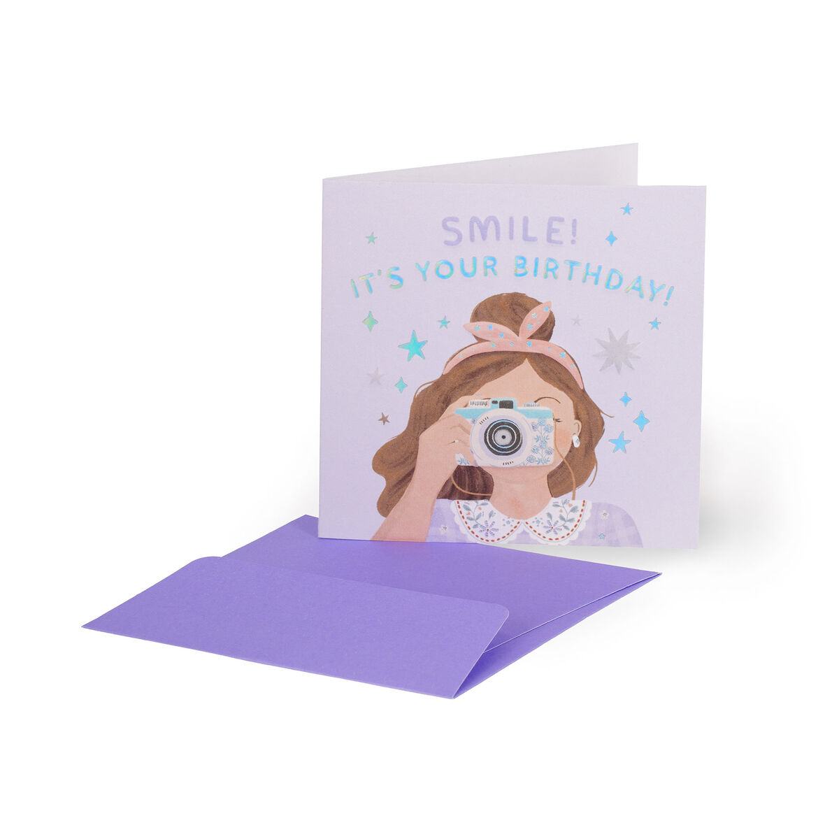 Birthday Card - Small - Birthday - Small Greeting Card - Smile