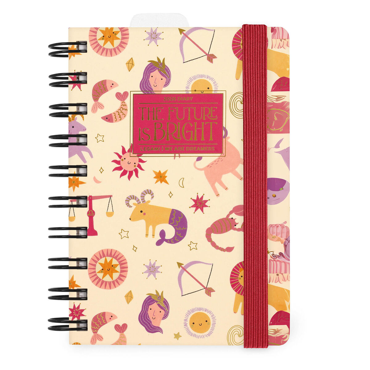 12-Month Small Daily Spiral-Bound Diary - 2026