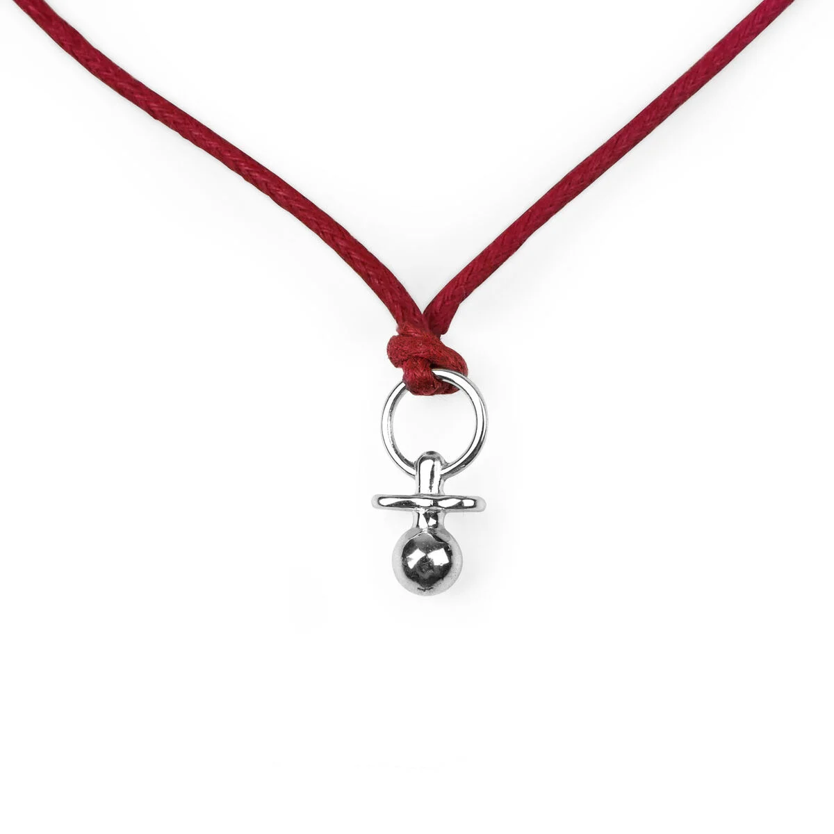 Capricious Bonds - Silver Pendant - Pacifier