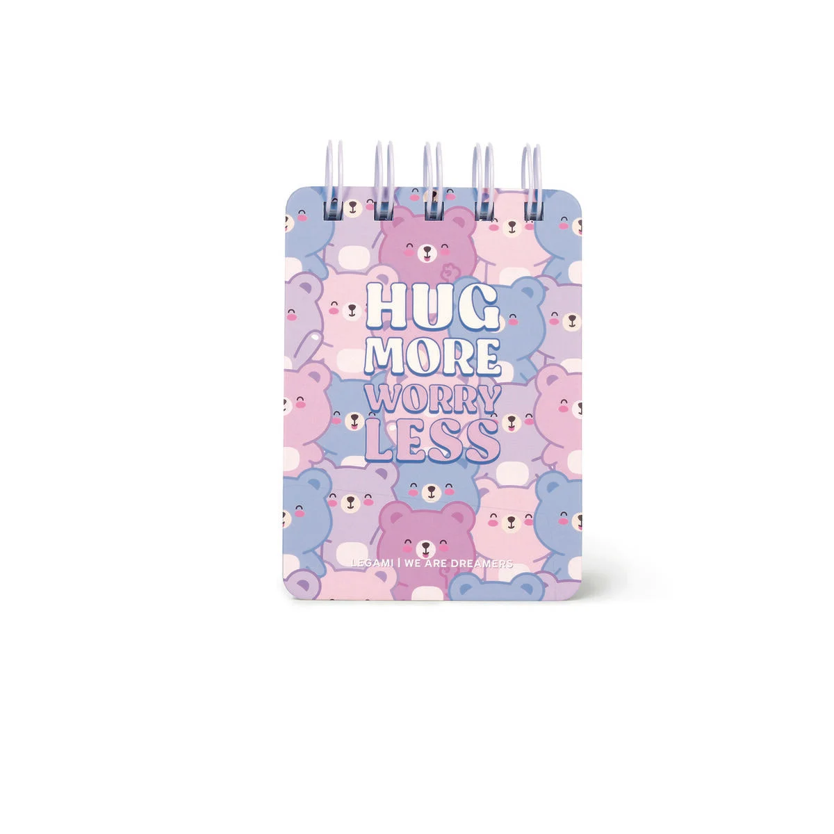 Lined Notebook with Illustrated Hard Cover - Teddy Bear - Jotter - Spiral-Bound