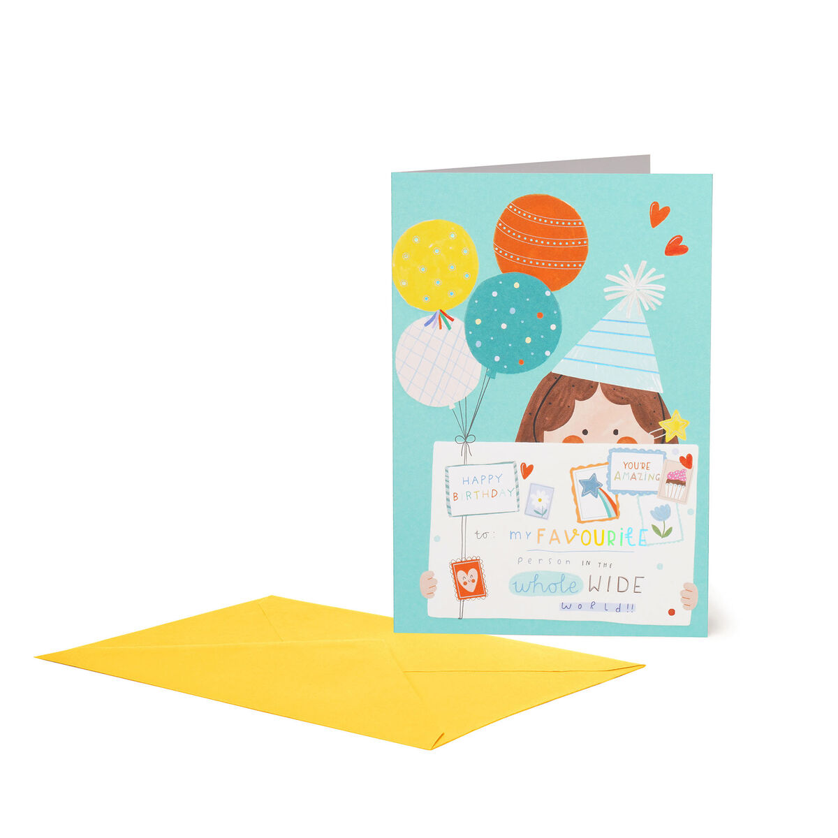 Birthday Card - Large - Greeting Card - Favourite Birthday