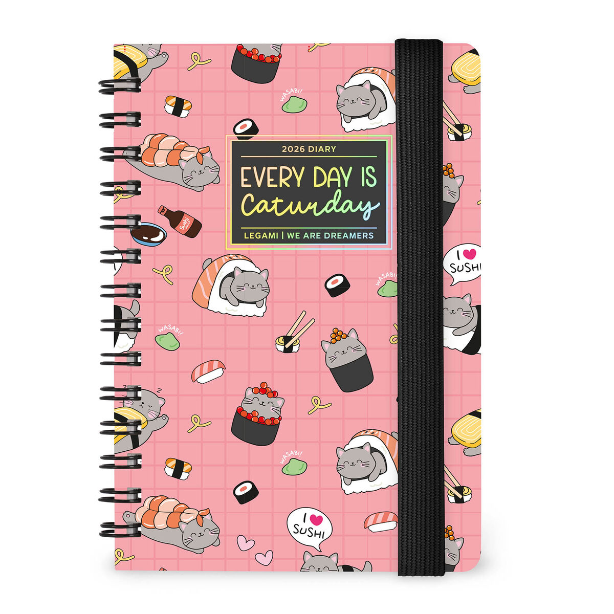 12-Month Small Weekly Spiral-Bound Diary - 2026
