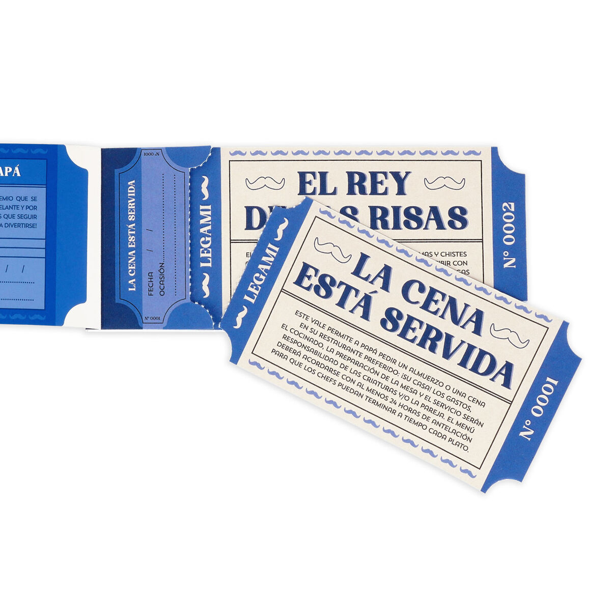 Book of 24 Vouchers for Dad - Spanish - Gift Vouchers