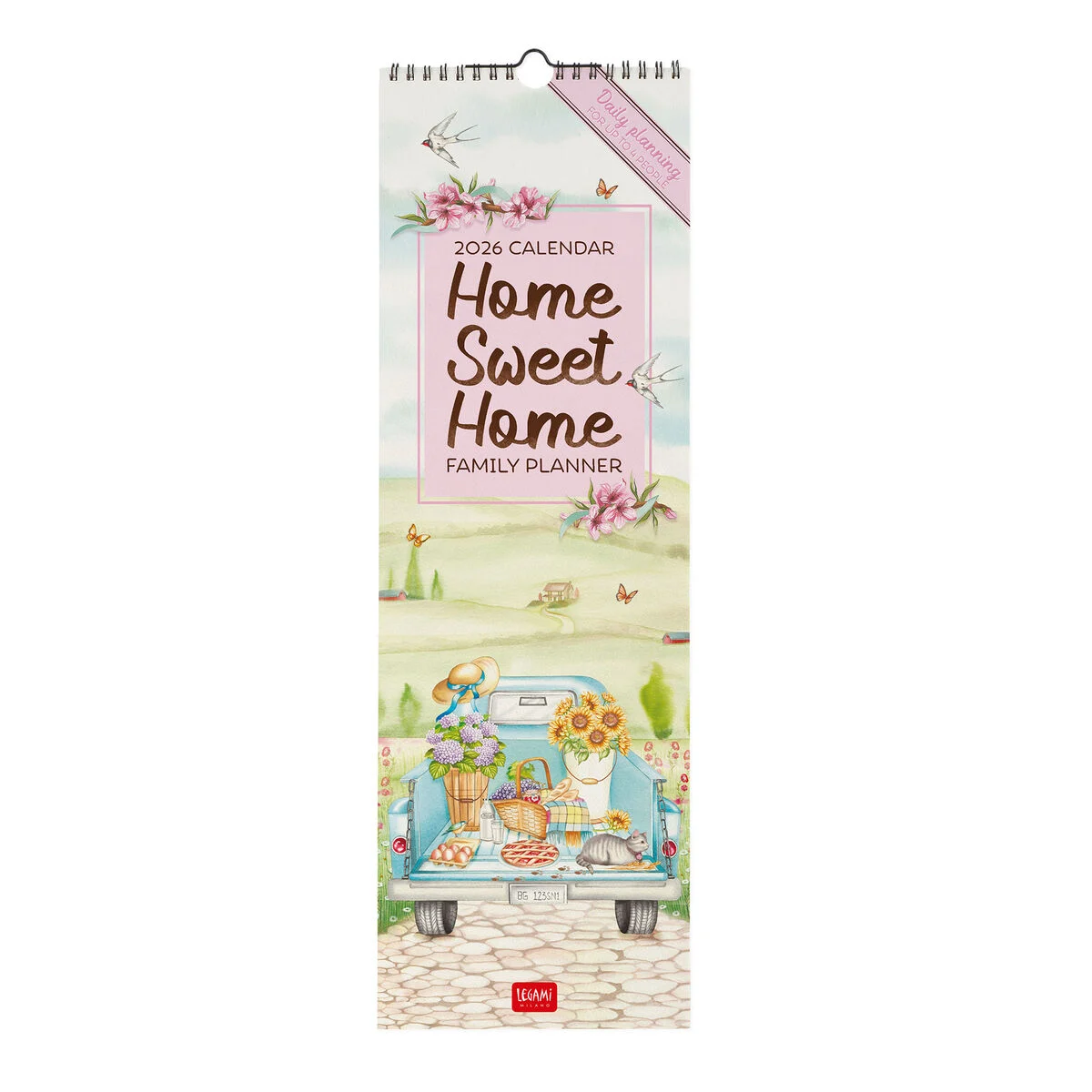 2026 Wall Calendar - 16 x 49 cm