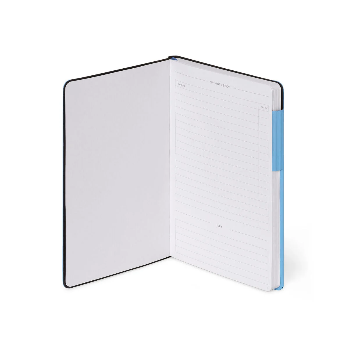 Dotted Notebook with Monochrome Soft Cover - Retro Blue - My Notebook