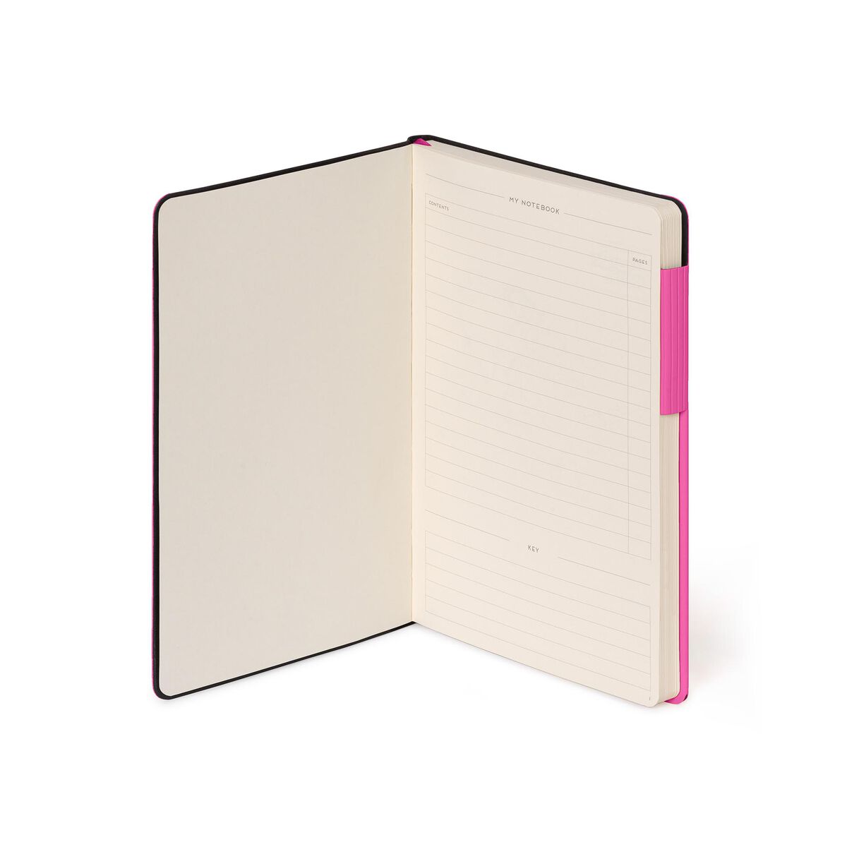 Notebook with Blank Pages and Monochrome Soft Cover - Bougainvillea - My Notebook