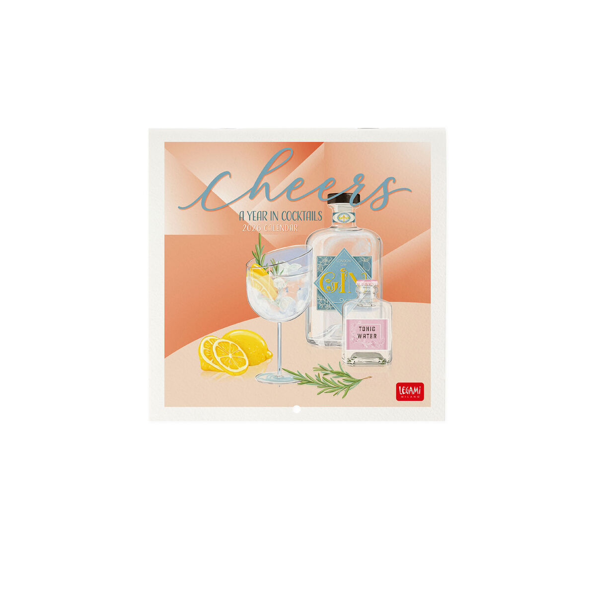 2026 Wall Calendar - 18 x 18 cm