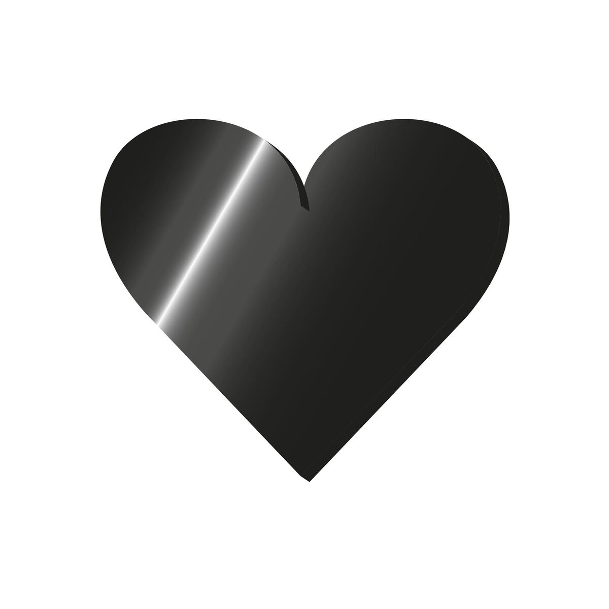 Decorative Adhesive Metal Shape - Heart - My Initial