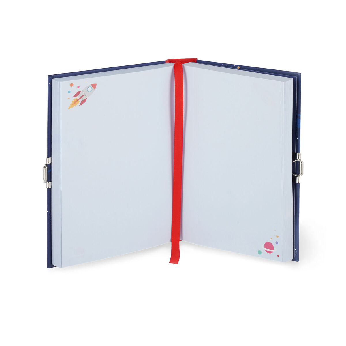Secret Diary with Padlock and Illustrated Hard Cover - Space - My Secret Diary