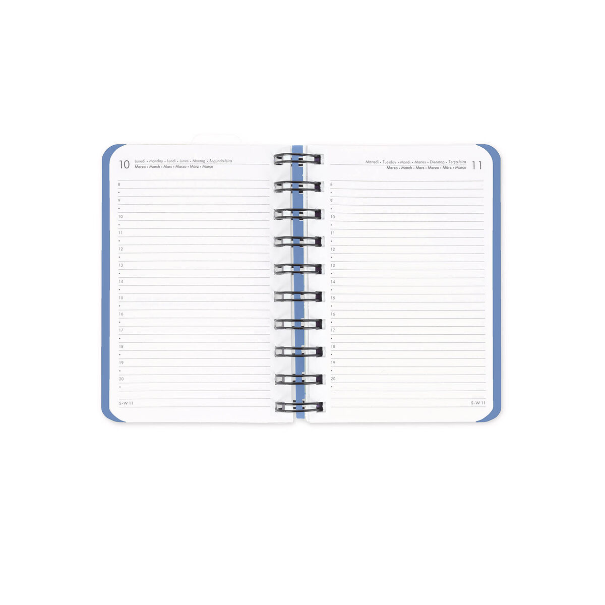 12-Month Small Daily Spiral-Bound Diary - 2026
