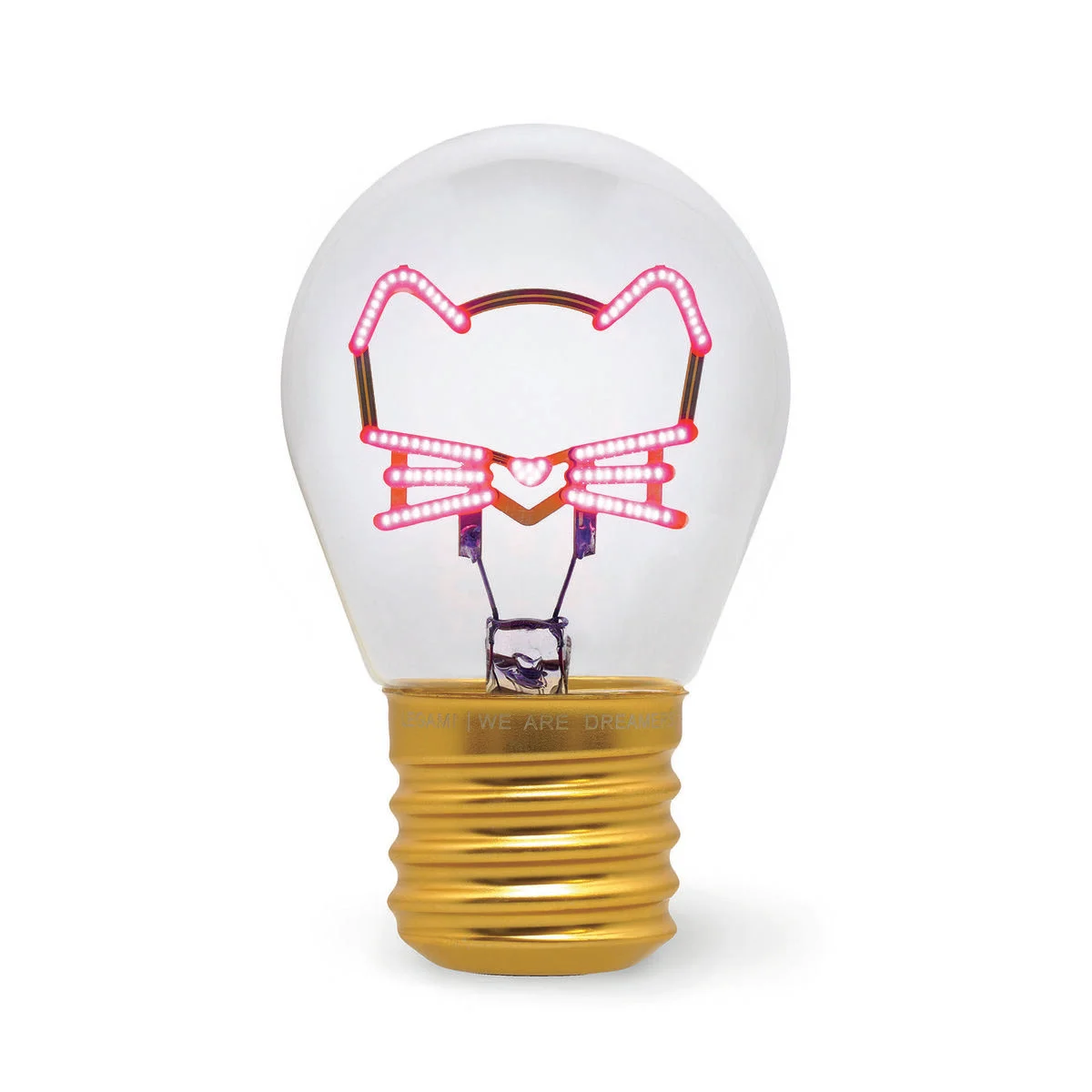 Decorative Lightbulb-Shaped Table Lamp - Kitty - Bulb Fiction