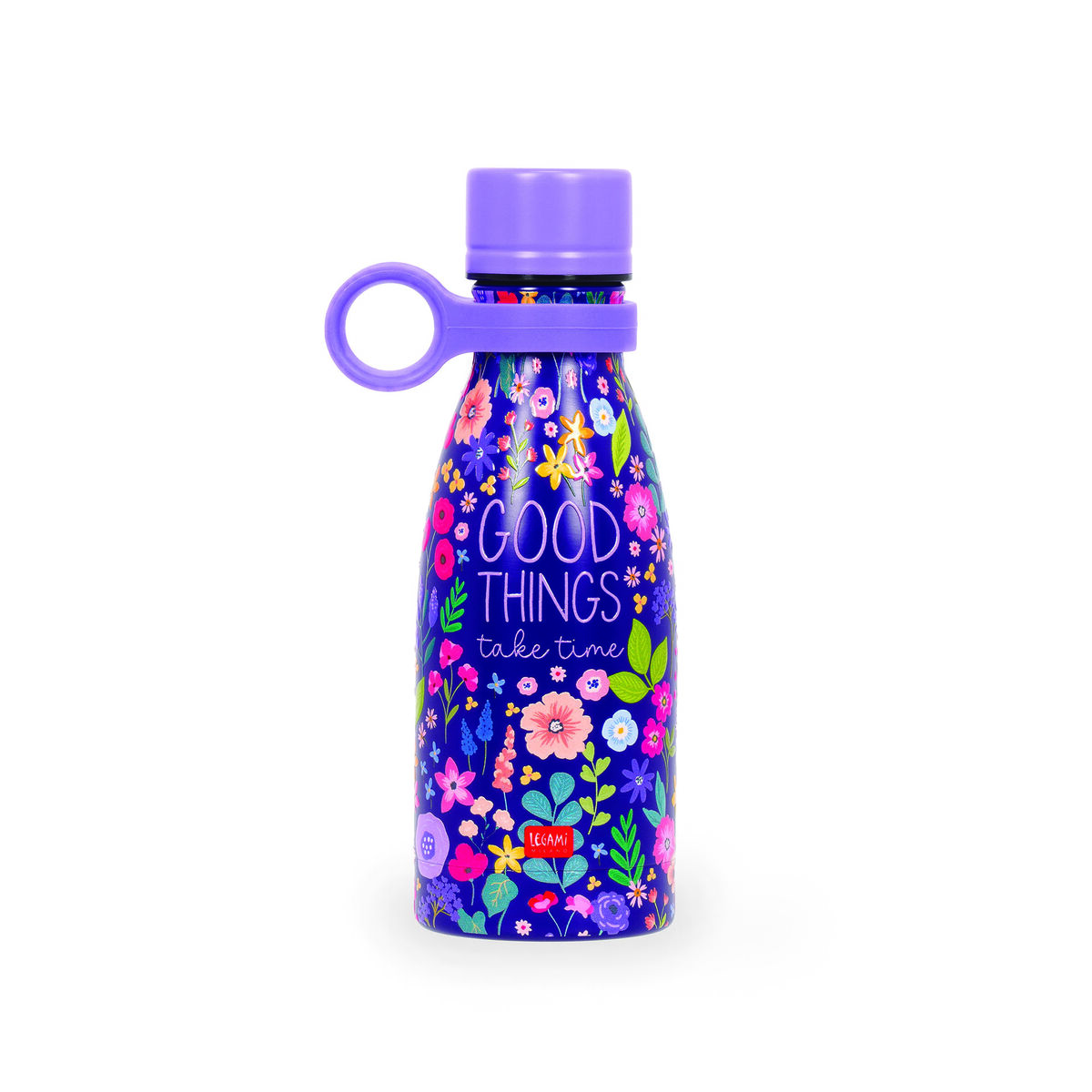 300 ml Mini Vacuum Bottle - Flowers - Hot & Cold