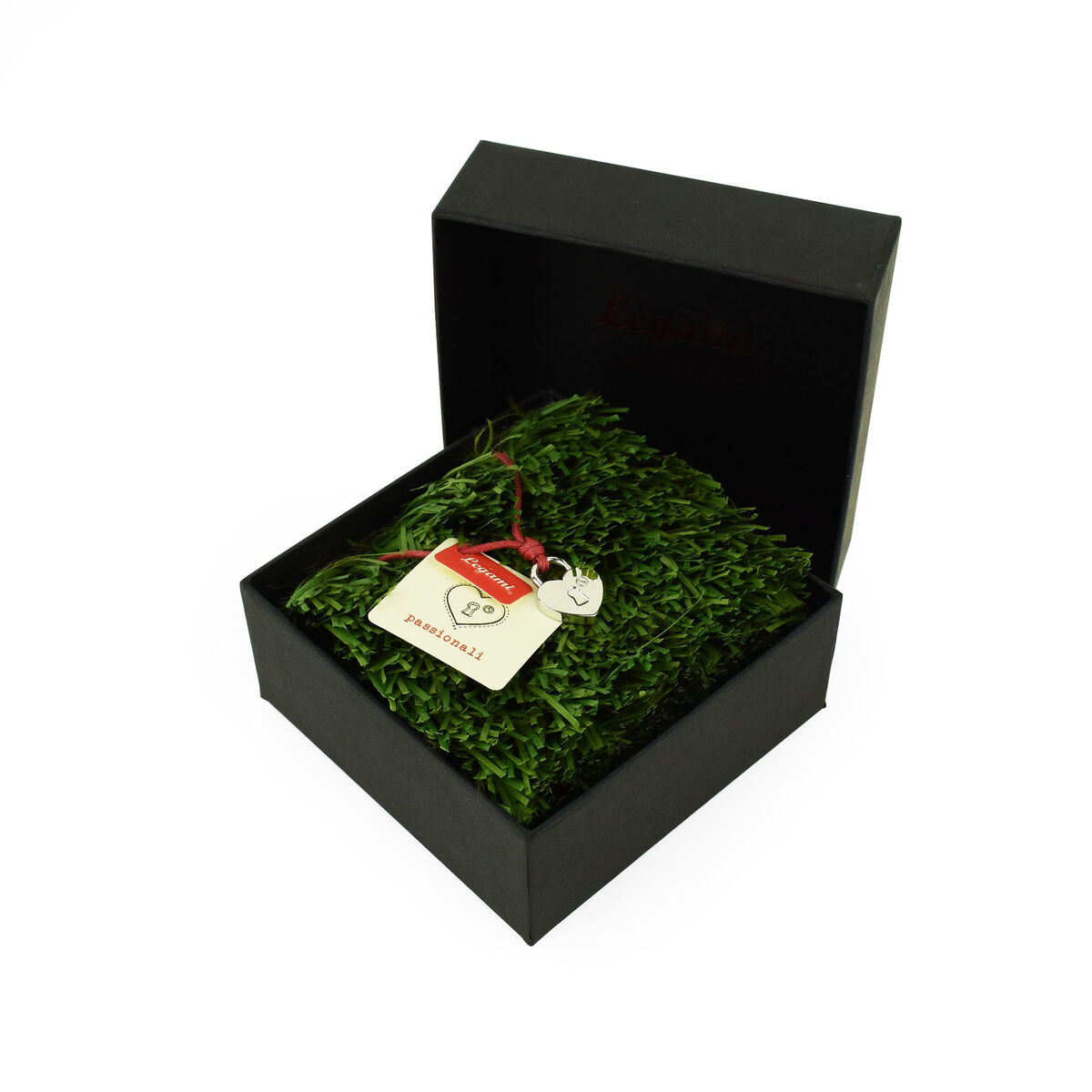 Passionate Bonds - Silver Pendant - Heart Padlock