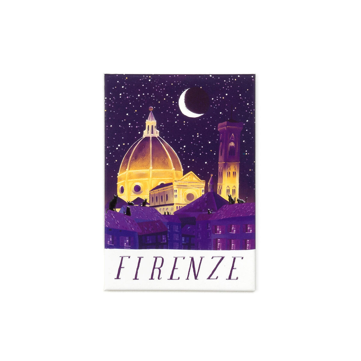 Florence Illustrated Magnet - World Cities Collection
