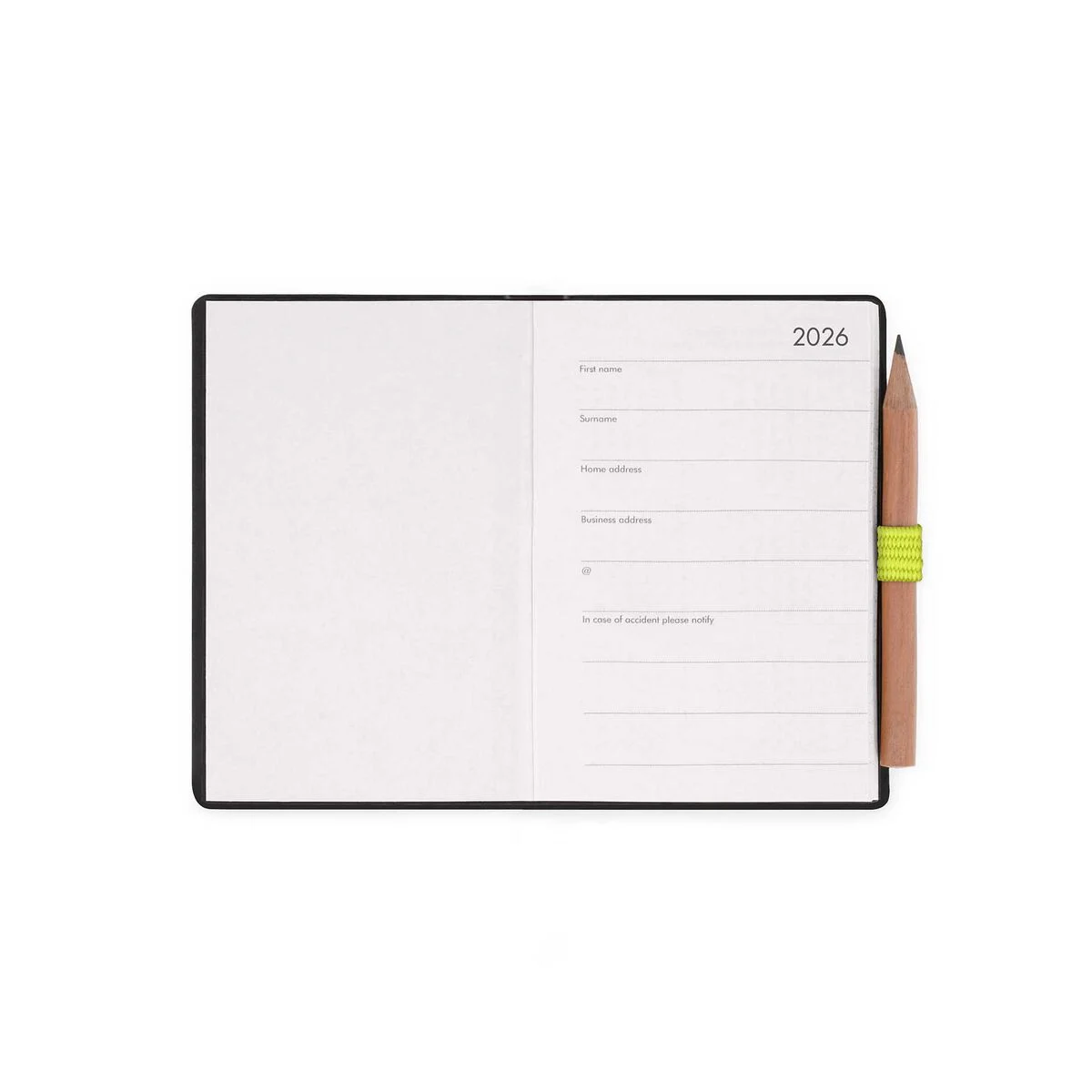 12-Month Mini 2-Day Diary - 2026