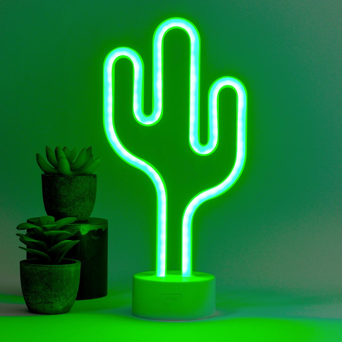 Neon-Effect LED Lamp - Cactus - It