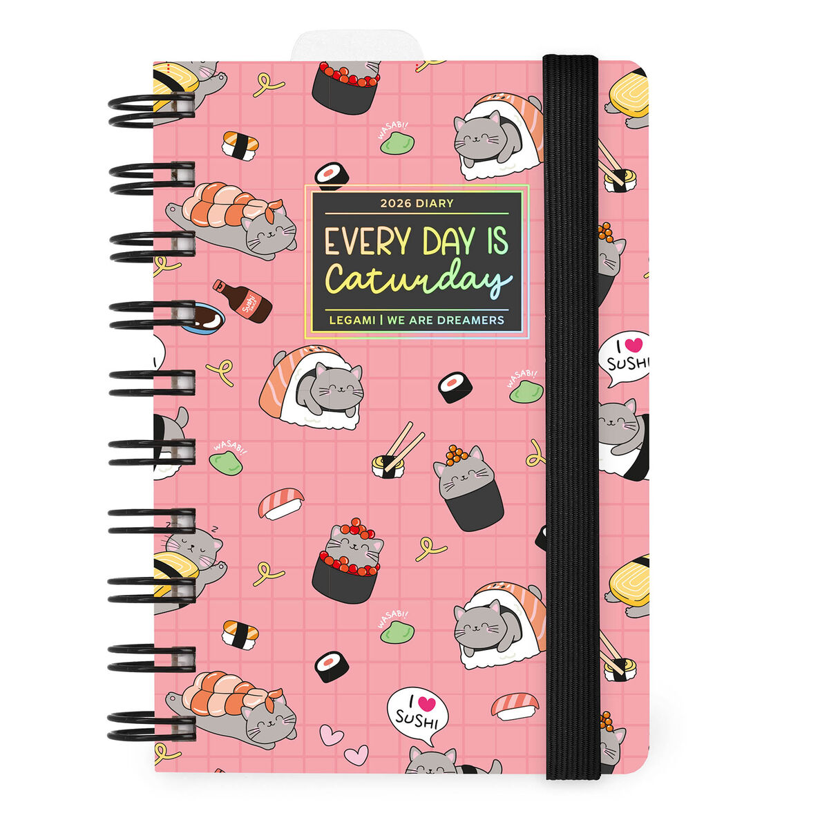 12-Month Small Daily Spiral-Bound Diary - 2026
