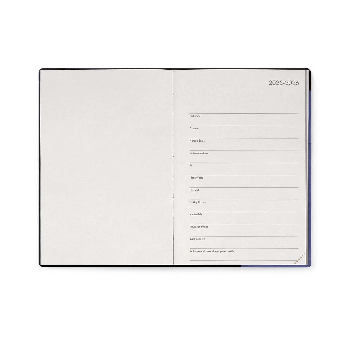 12-Month Medium Daily Diary - 2026