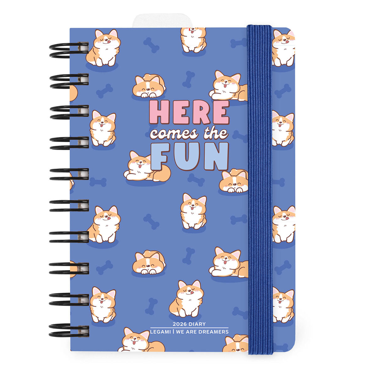 12-Month Small Daily Spiral-Bound Diary - 2026